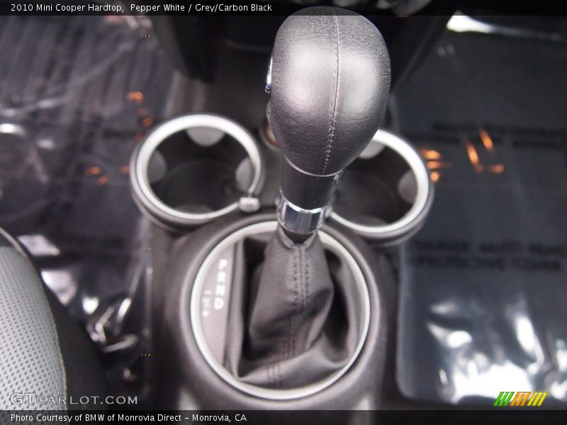 Pepper White / Grey/Carbon Black 2010 Mini Cooper Hardtop