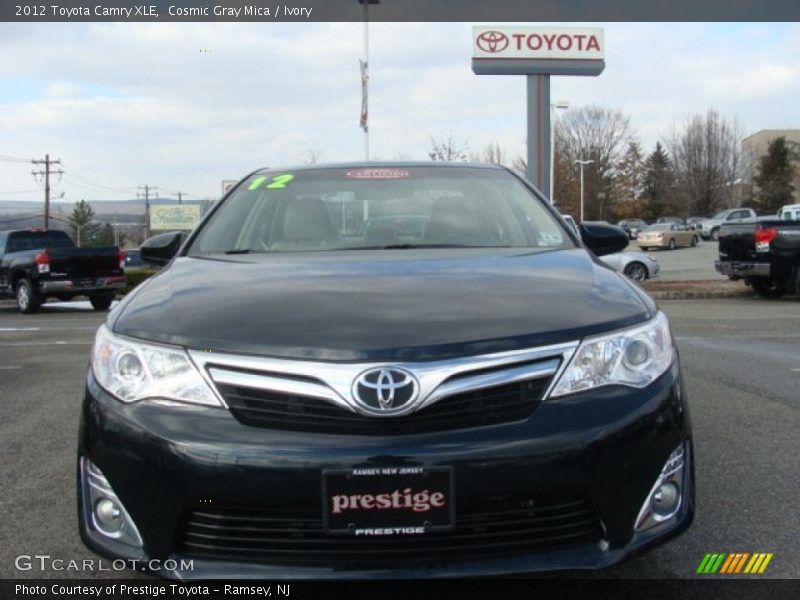 Cosmic Gray Mica / Ivory 2012 Toyota Camry XLE