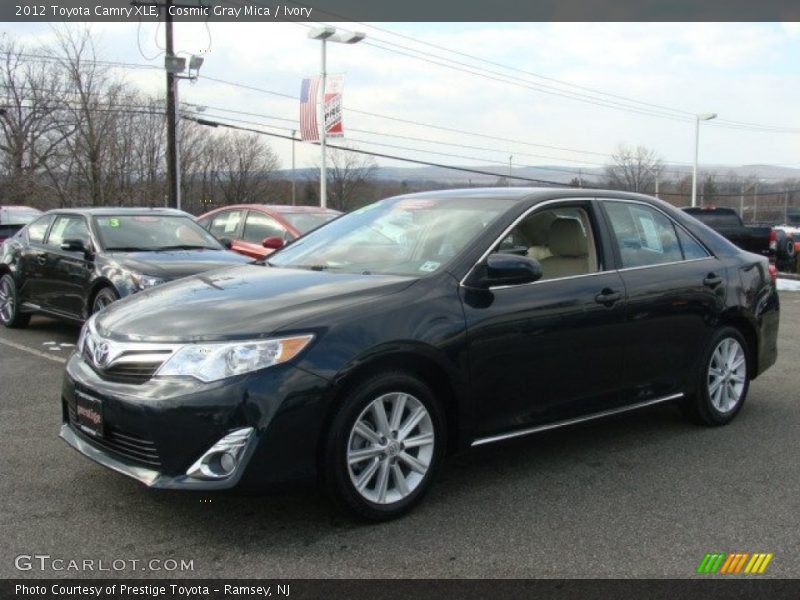 Cosmic Gray Mica / Ivory 2012 Toyota Camry XLE