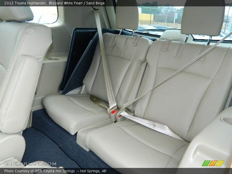 Blizzard White Pearl / Sand Beige 2013 Toyota Highlander