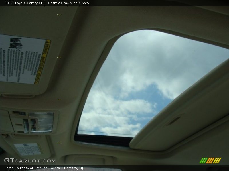 Cosmic Gray Mica / Ivory 2012 Toyota Camry XLE