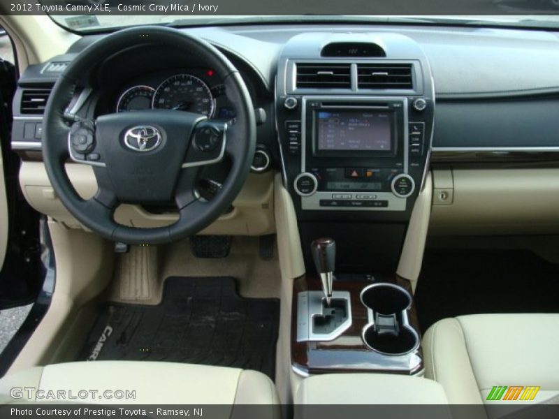 Cosmic Gray Mica / Ivory 2012 Toyota Camry XLE