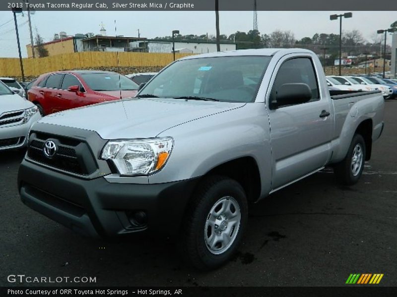 Silver Streak Mica / Graphite 2013 Toyota Tacoma Regular Cab