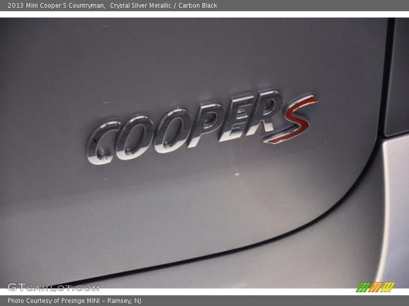 Crystal Silver Metallic / Carbon Black 2013 Mini Cooper S Countryman