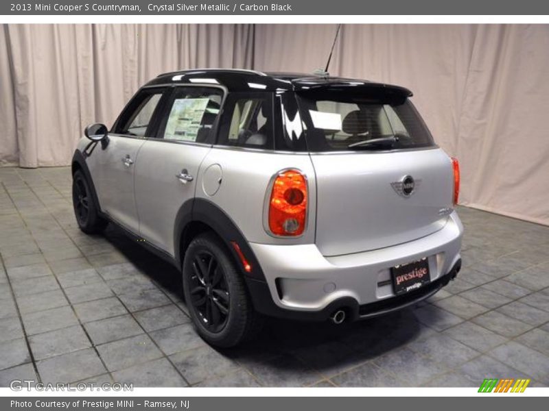 Crystal Silver Metallic / Carbon Black 2013 Mini Cooper S Countryman