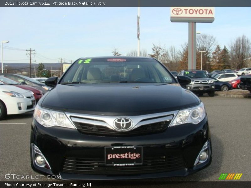Attitude Black Metallic / Ivory 2012 Toyota Camry XLE