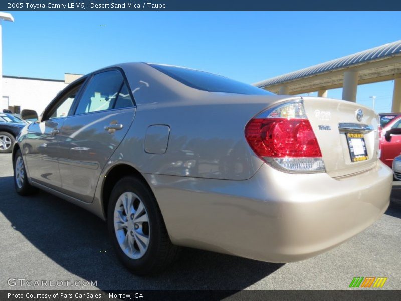 Desert Sand Mica / Taupe 2005 Toyota Camry LE V6