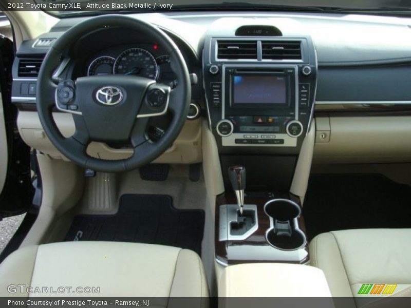 Attitude Black Metallic / Ivory 2012 Toyota Camry XLE