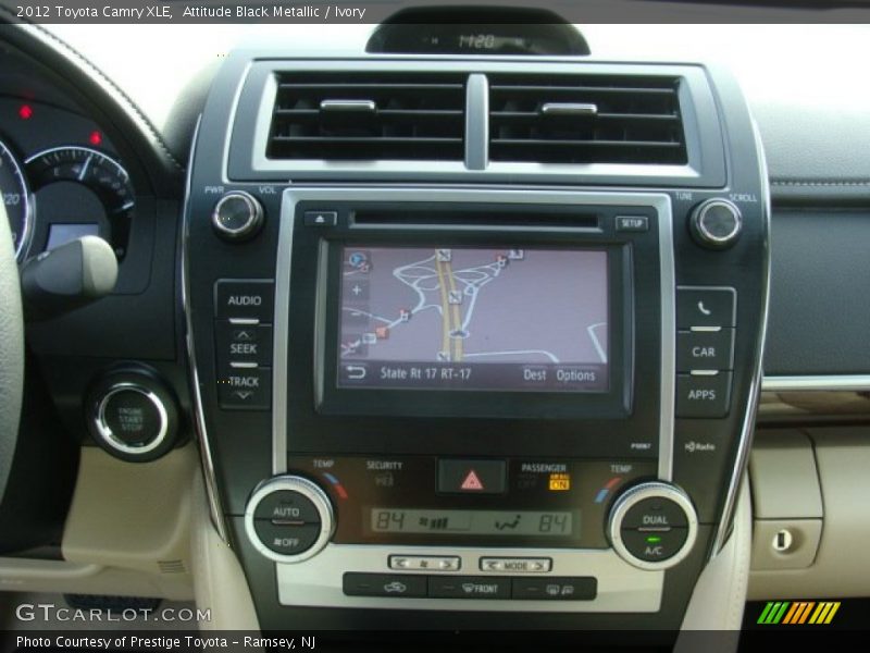 Attitude Black Metallic / Ivory 2012 Toyota Camry XLE