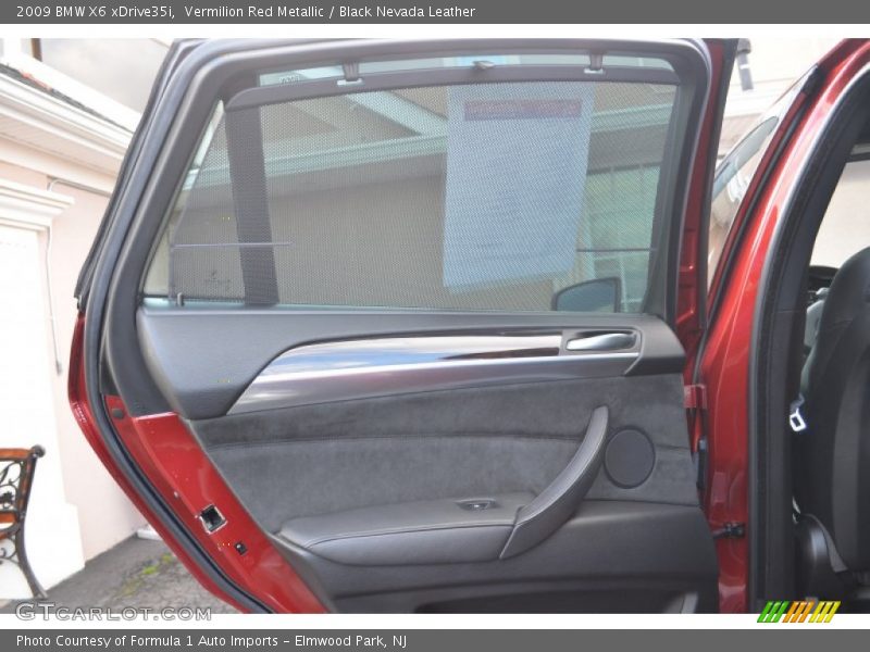 Vermilion Red Metallic / Black Nevada Leather 2009 BMW X6 xDrive35i