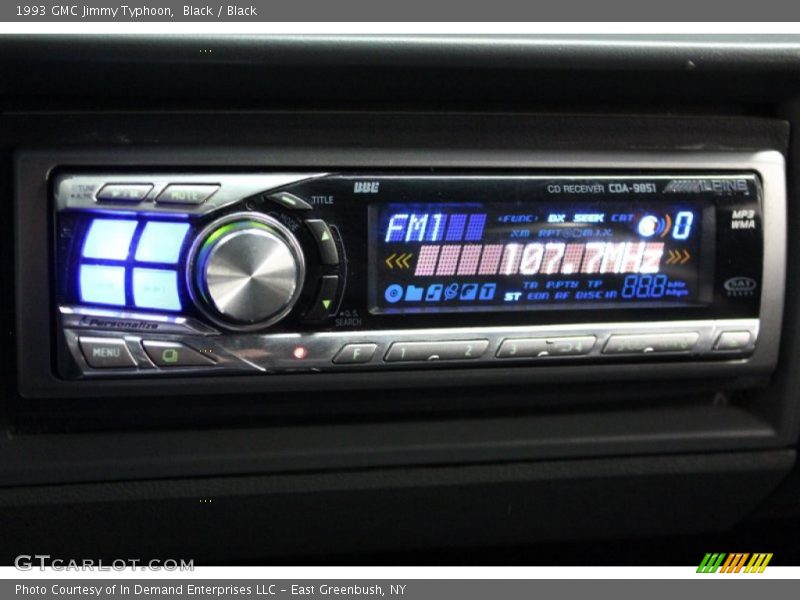 Black / Black 1993 GMC Jimmy Typhoon