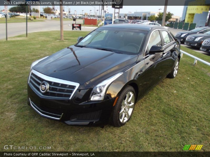 Black Raven / Jet Black/Jet Black Accents 2013 Cadillac ATS 2.5L Luxury