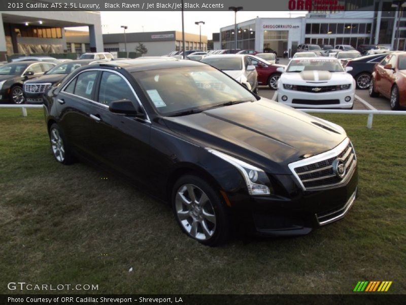 Black Raven / Jet Black/Jet Black Accents 2013 Cadillac ATS 2.5L Luxury