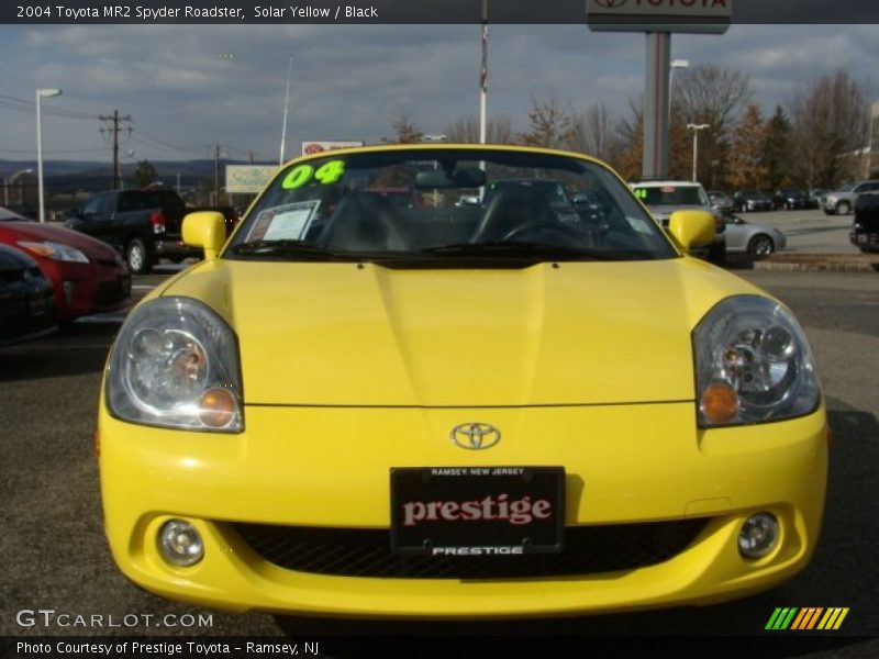 Solar Yellow / Black 2004 Toyota MR2 Spyder Roadster