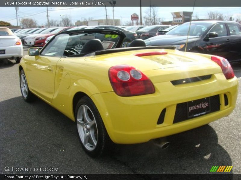 Solar Yellow / Black 2004 Toyota MR2 Spyder Roadster