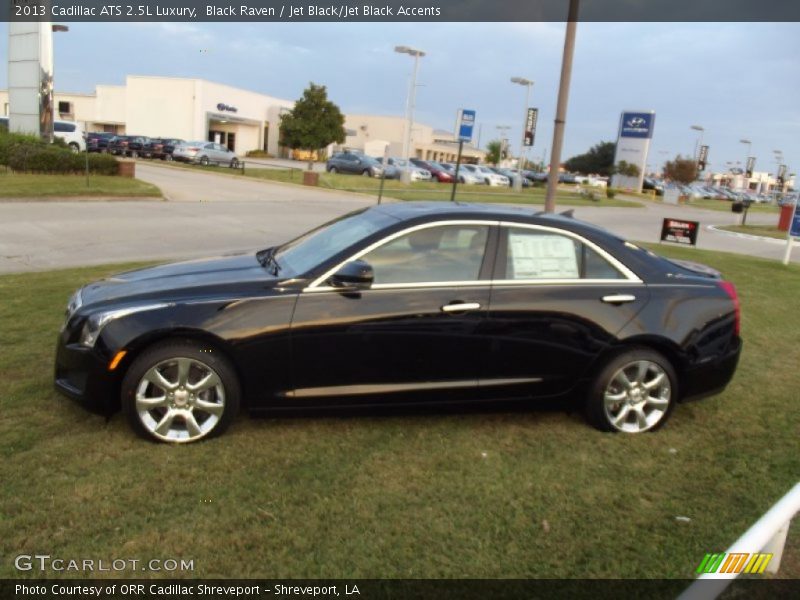 Black Raven / Jet Black/Jet Black Accents 2013 Cadillac ATS 2.5L Luxury