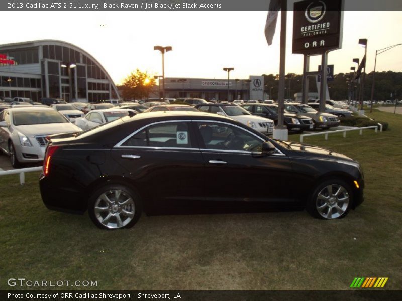 Black Raven / Jet Black/Jet Black Accents 2013 Cadillac ATS 2.5L Luxury