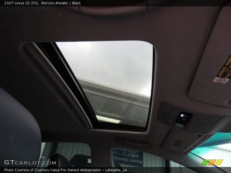 Mercury Metallic / Black 2007 Lexus GS 350