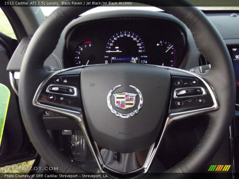 Black Raven / Jet Black/Jet Black Accents 2013 Cadillac ATS 2.5L Luxury
