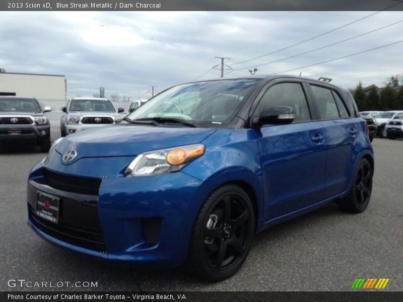 Blue Streak Metallic / Dark Charcoal 2013 Scion xD