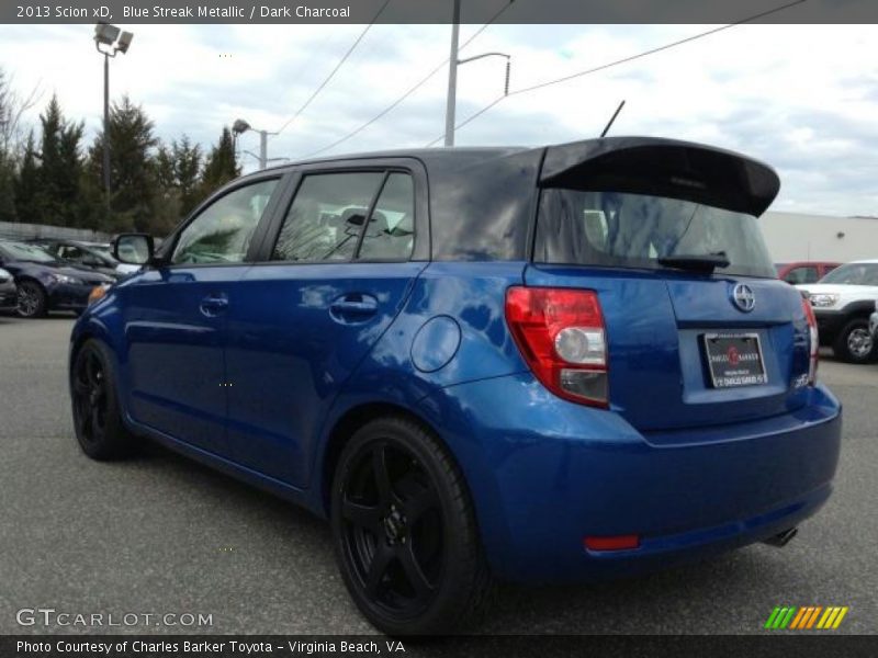 Blue Streak Metallic / Dark Charcoal 2013 Scion xD