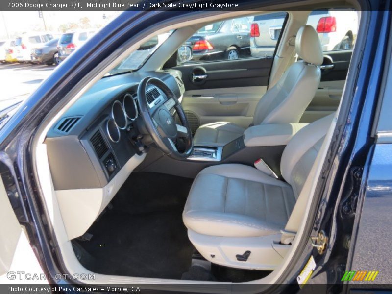 Midnight Blue Pearl / Dark Slate Gray/Light Graystone 2006 Dodge Charger R/T