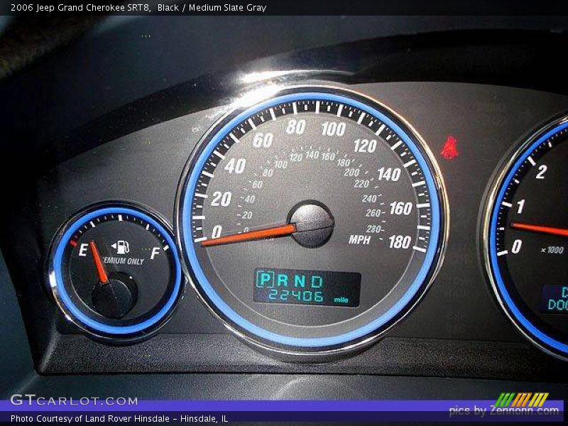 Black / Medium Slate Gray 2006 Jeep Grand Cherokee SRT8