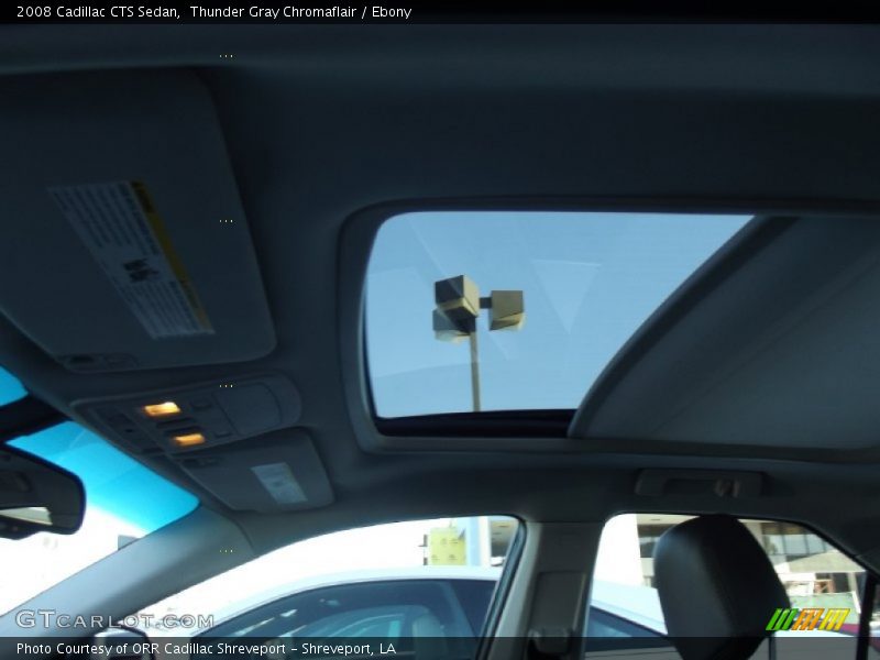 Thunder Gray Chromaflair / Ebony 2008 Cadillac CTS Sedan