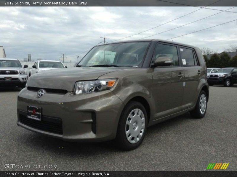 Army Rock Metallic / Dark Gray 2012 Scion xB