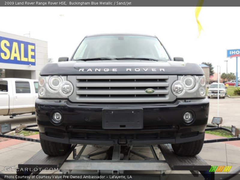 Buckingham Blue Metallic / Sand/Jet 2009 Land Rover Range Rover HSE