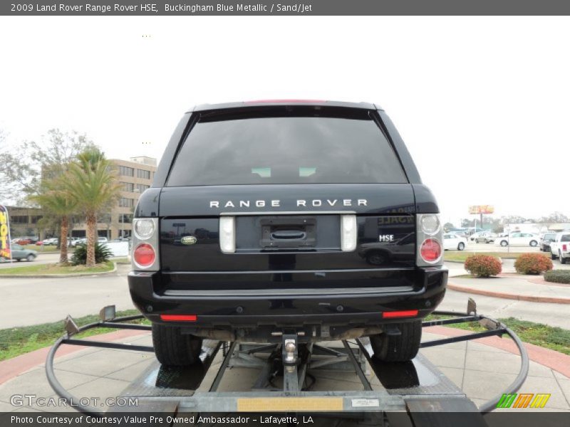 Buckingham Blue Metallic / Sand/Jet 2009 Land Rover Range Rover HSE