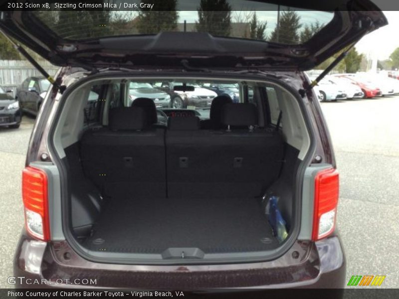 Sizzling Crimson Mica / Dark Gray 2012 Scion xB