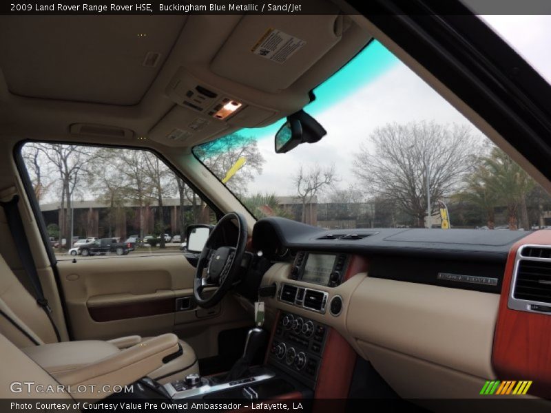 Buckingham Blue Metallic / Sand/Jet 2009 Land Rover Range Rover HSE