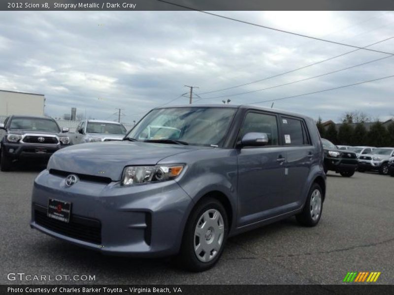 Stingray Metallic / Dark Gray 2012 Scion xB