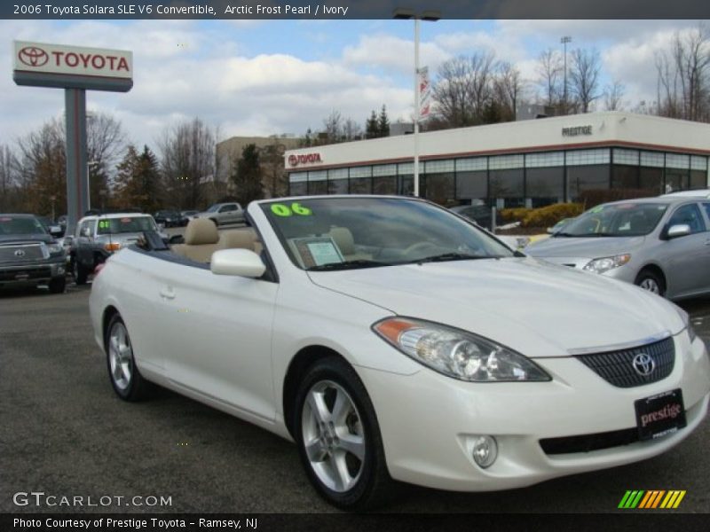 Arctic Frost Pearl / Ivory 2006 Toyota Solara SLE V6 Convertible