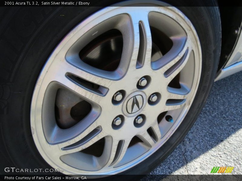 Satin Silver Metallic / Ebony 2001 Acura TL 3.2