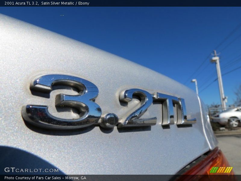 Satin Silver Metallic / Ebony 2001 Acura TL 3.2