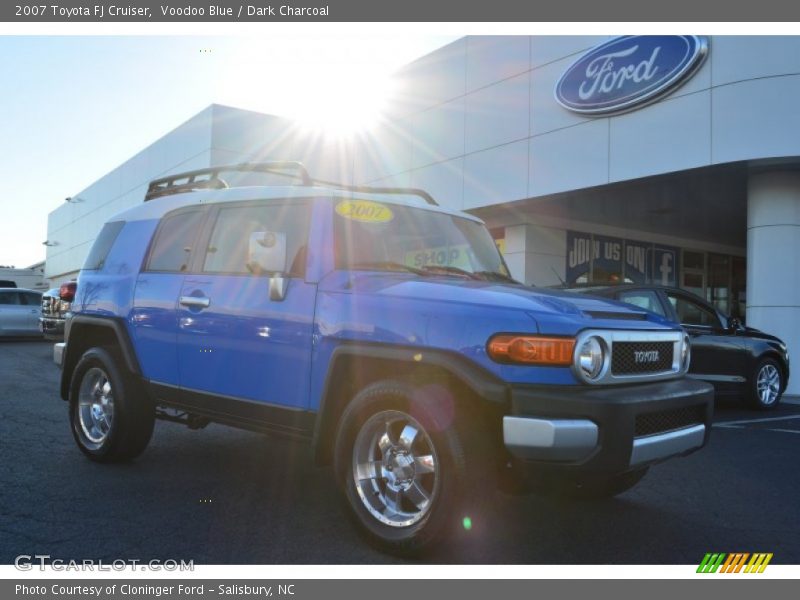 Voodoo Blue / Dark Charcoal 2007 Toyota FJ Cruiser