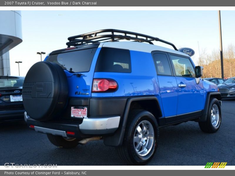 Voodoo Blue / Dark Charcoal 2007 Toyota FJ Cruiser