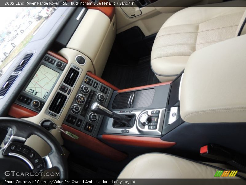 Buckingham Blue Metallic / Sand/Jet 2009 Land Rover Range Rover HSE