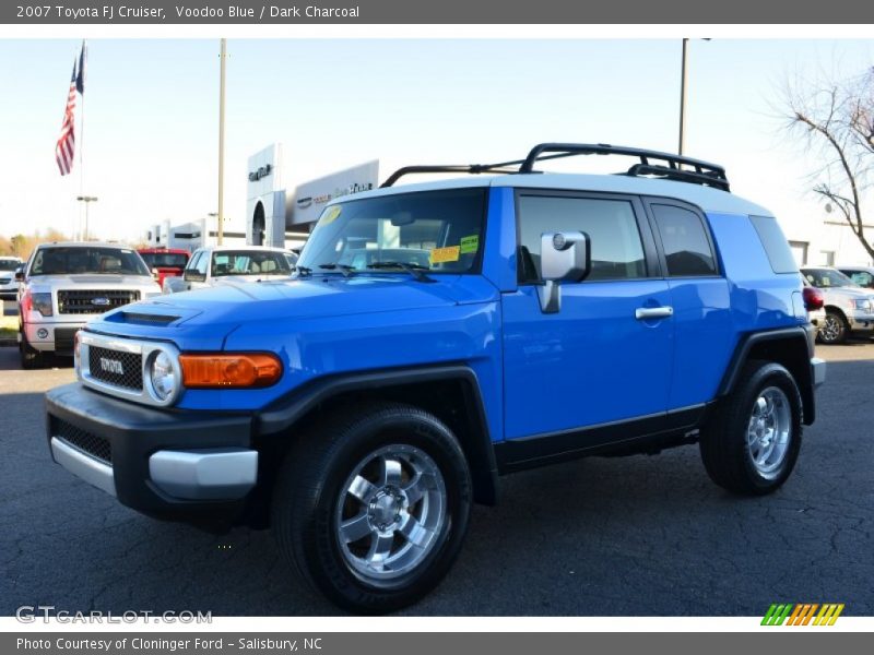 Voodoo Blue / Dark Charcoal 2007 Toyota FJ Cruiser