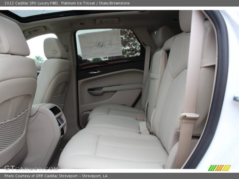 Platinum Ice Tricoat / Shale/Brownstone 2013 Cadillac SRX Luxury FWD