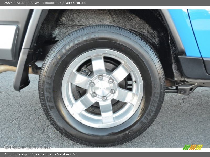 Voodoo Blue / Dark Charcoal 2007 Toyota FJ Cruiser