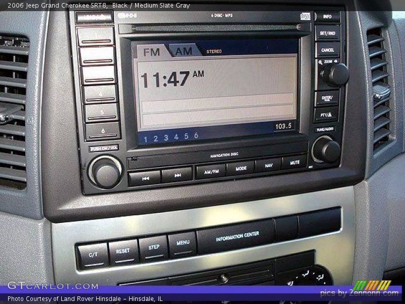 Black / Medium Slate Gray 2006 Jeep Grand Cherokee SRT8