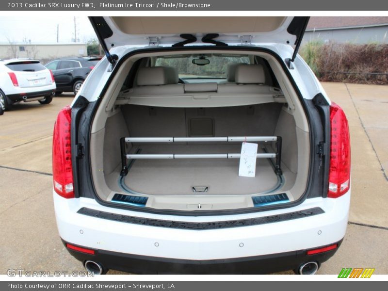Platinum Ice Tricoat / Shale/Brownstone 2013 Cadillac SRX Luxury FWD