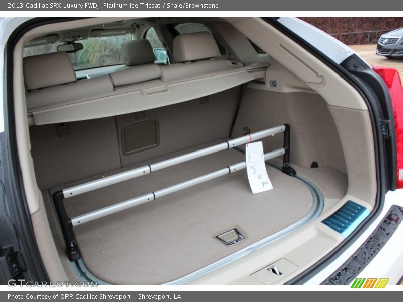 Platinum Ice Tricoat / Shale/Brownstone 2013 Cadillac SRX Luxury FWD