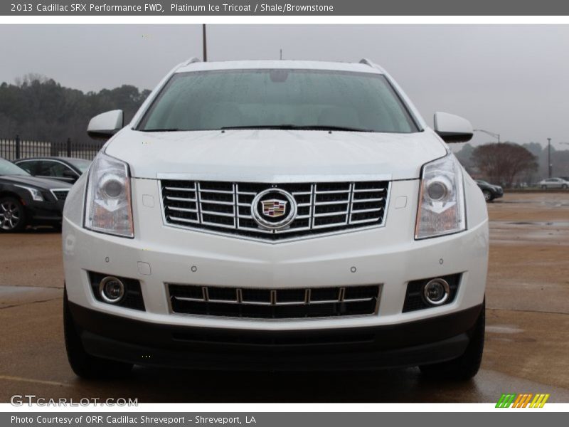 Platinum Ice Tricoat / Shale/Brownstone 2013 Cadillac SRX Performance FWD