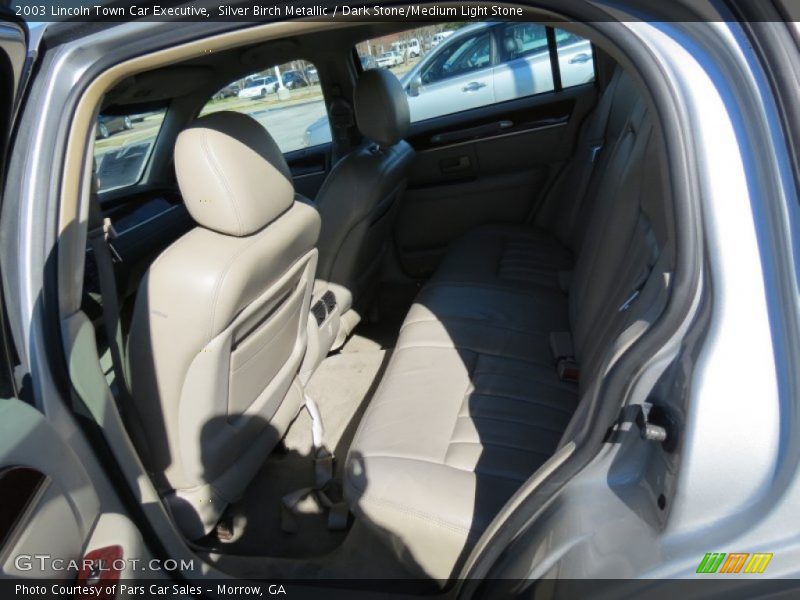 Silver Birch Metallic / Dark Stone/Medium Light Stone 2003 Lincoln Town Car Executive