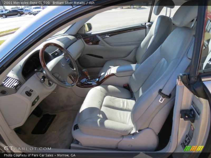 Brilliant Silver Metallic / Ash 2001 Mercedes-Benz CL 500