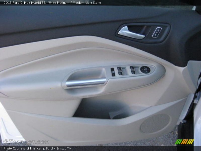 White Platinum / Medium Light Stone 2013 Ford C-Max Hybrid SE